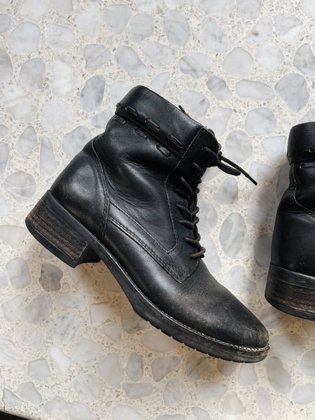 Leather Combat Boots | 7