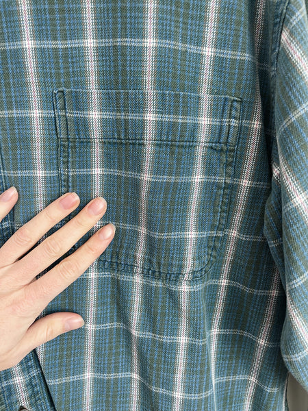 Indian Cotton Plaid Shirt