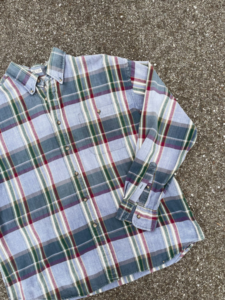 Indian Cotton Plaid Shirt