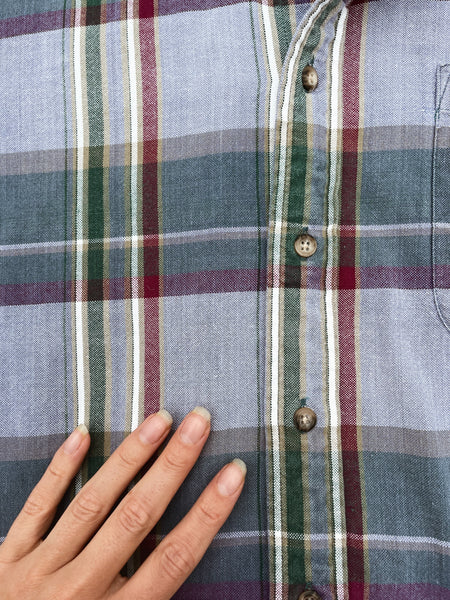 Indian Cotton Plaid Shirt