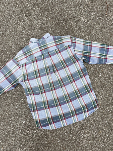 Indian Cotton Plaid Shirt